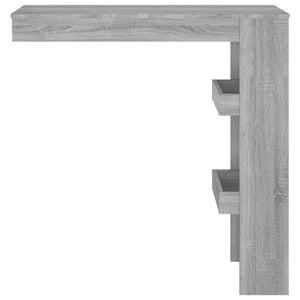 Wand-Bartisch Grau Sonoma 102 cm
