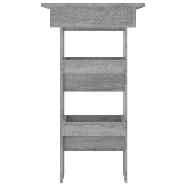 Wand-Bartisch Grau Sonoma 102 cm