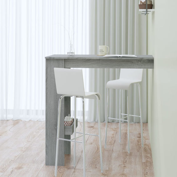 Wand-Bartisch Grau Sonoma 102 cm