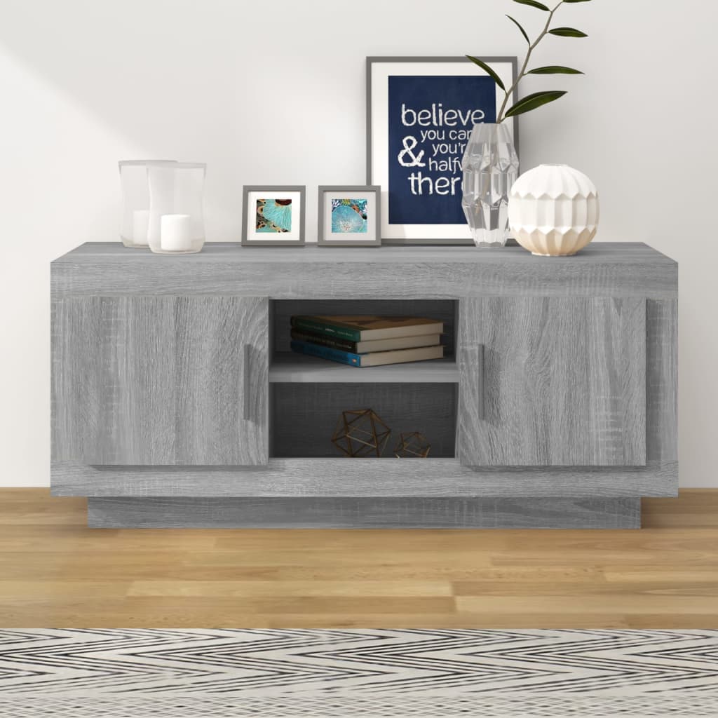 TV-Schrank Grau Sonoma 102 cm