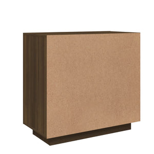 Sideboard Braun Eichenoptik 80 cm