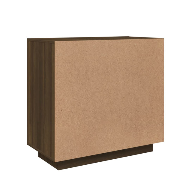 Sideboard Braun Eichenoptik 80 cm