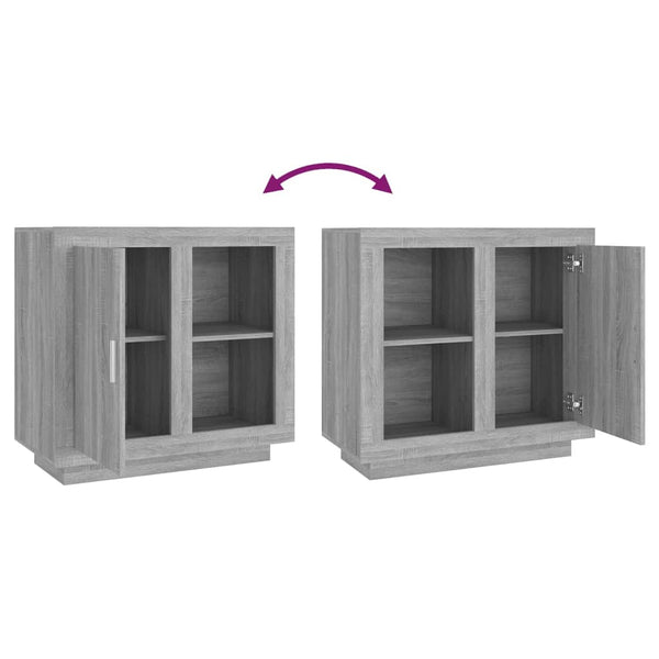 Sideboard Grau Sonoma 80x40x75 cm