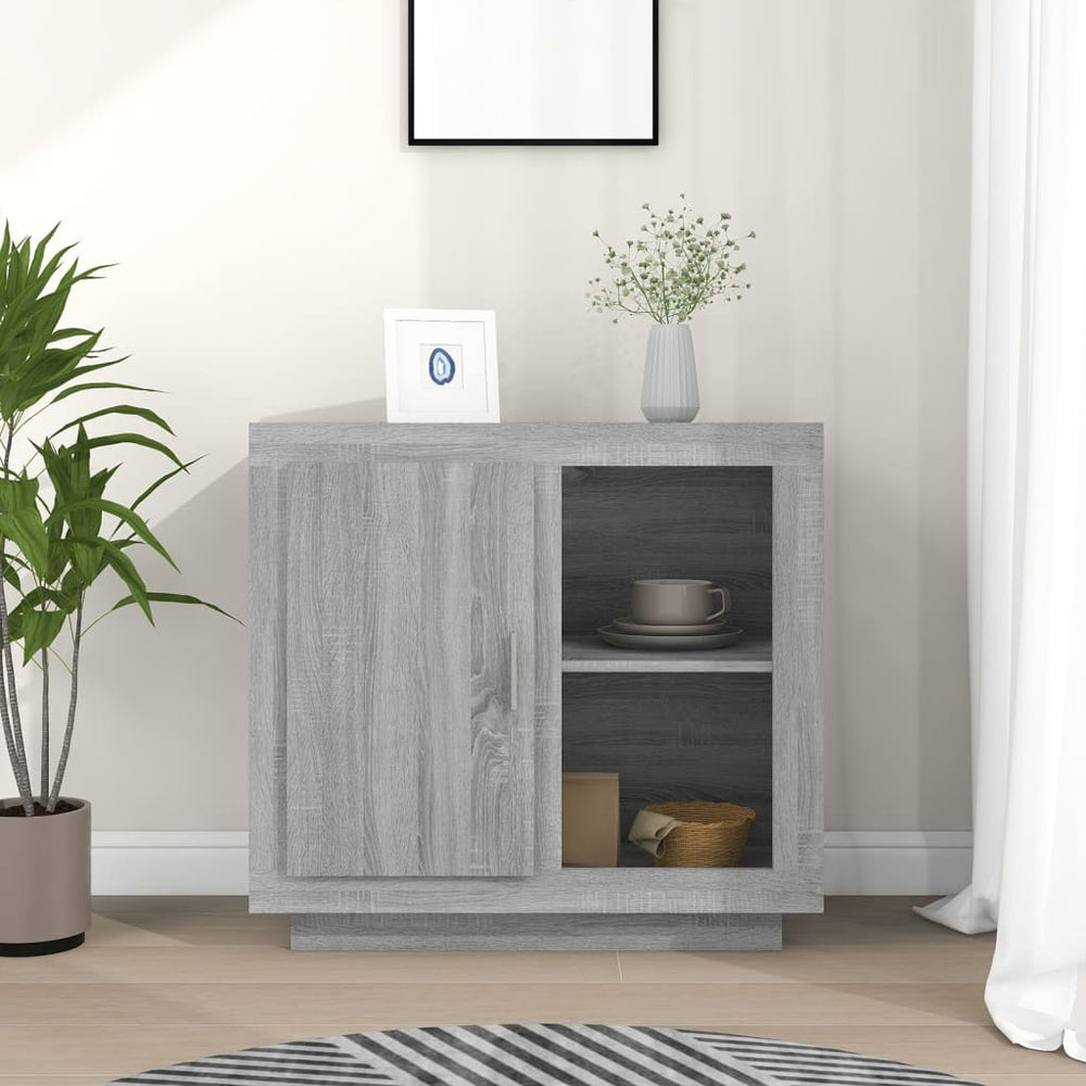 vidaXL Sideboard Gray Sonoma 80x40x75 cm