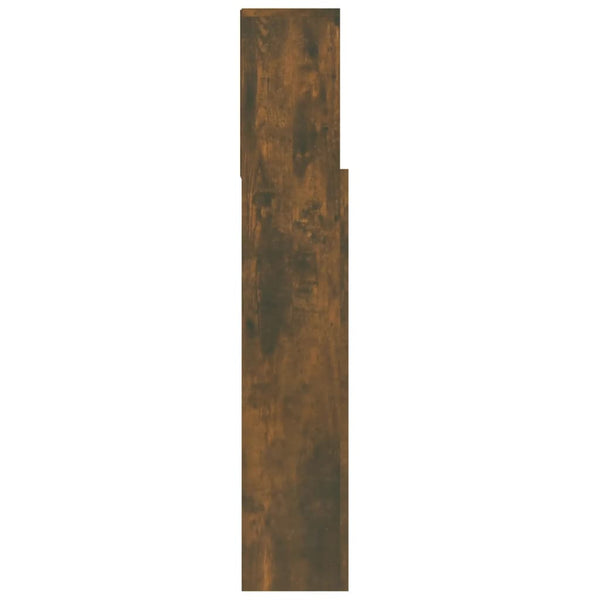 Kopfteil mit Ablagen Räuchereiche 100 cm