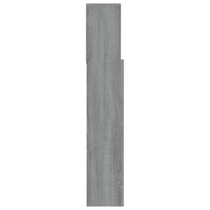 Kopfteil mit Ablagen, Grau Sonoma, 180 cm