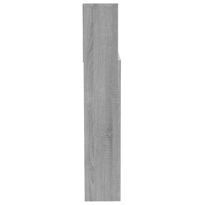 Kopfteil mit Ablagen Grau Sonoma 200 cm