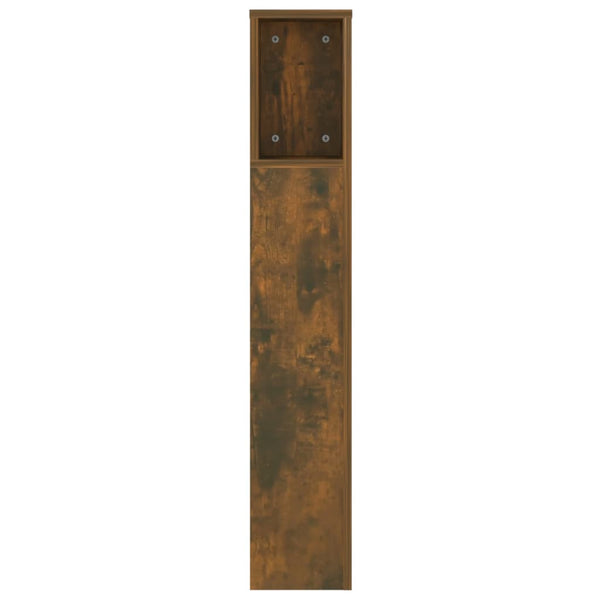 Kopfteil Räuchereiche mit Ablagen 140 cm