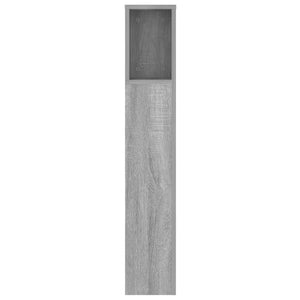 Kopfteil mit Ablagen Grau Sonoma 140 cm