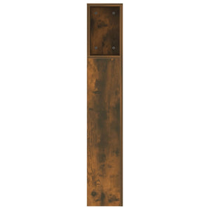Kopfteil Räuchereiche mit Ablagen 160 cm