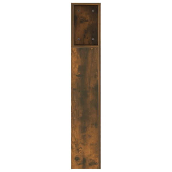 Kopfteil Räuchereiche mit Ablagen 160 cm