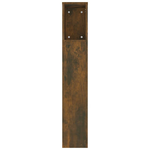 Kopfteil Räuchereiche mit Ablagen 180 cm
