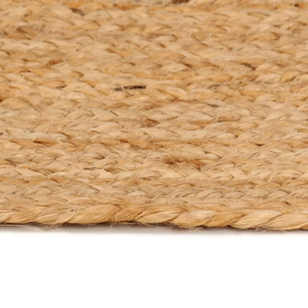 Geflochtener Jute Teppich, Rund, 210cm