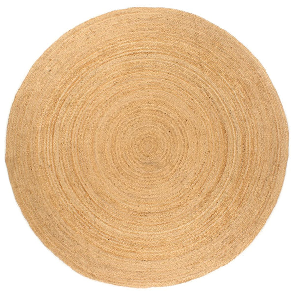 Runder Jute Teppich Geflochten 240cm