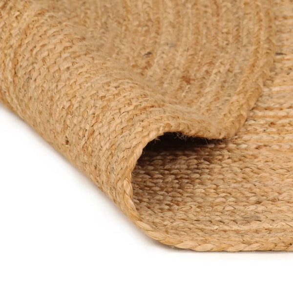 Runder Jute Teppich Geflochten 240cm