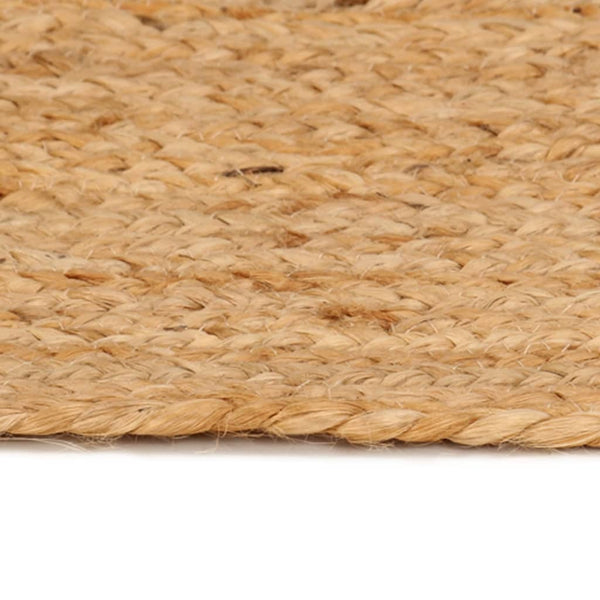Runder Jute Teppich Geflochten 240cm
