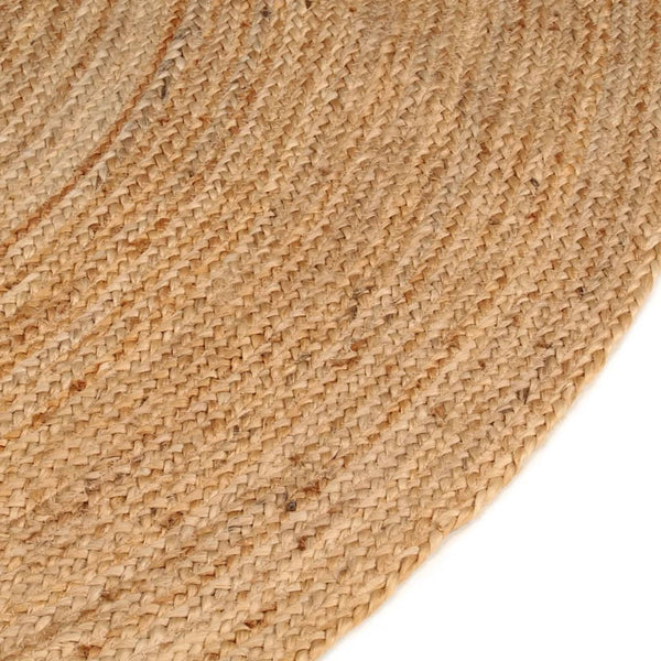 Runder Jute Teppich Geflochten 240cm