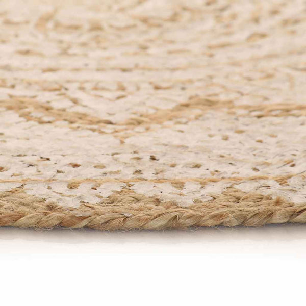 Geflochtener Jute Teppich, 180cm, Rund