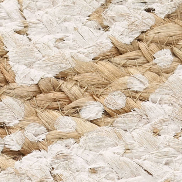 Geflochtener Jute Teppich, 210 cm Rund