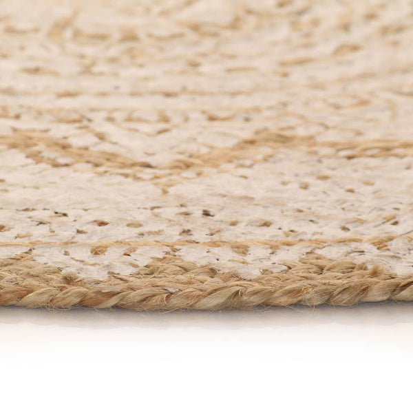 Geflochtener Jute Teppich, Rund, 240cm