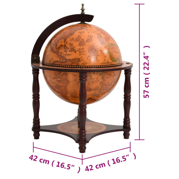 Globus Bar Braun Eukalyptus Massivholz