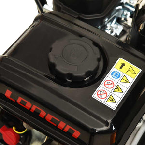 4-in-1 Schneefräse und Kehrmaschine Set Benzinbetrieben 6,5 PS