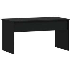Schwarzer Couchtisch, 102 cm