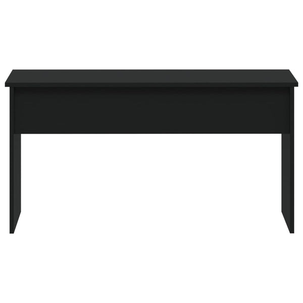 Schwarzer Couchtisch, 102 cm