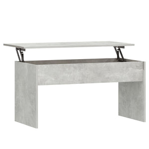 Betongrauer Couchtisch mit Stauraum
