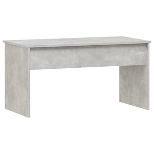 Betongrauer Couchtisch mit Stauraum