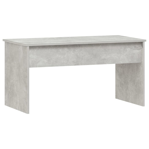 Betongrauer Couchtisch mit Stauraum