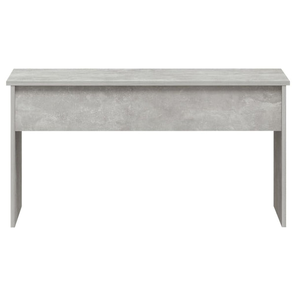 Betongrauer Couchtisch mit Stauraum