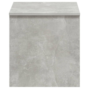 Betongrauer Couchtisch mit Stauraum