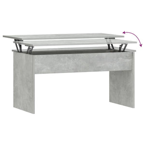 Betongrauer Couchtisch mit Stauraum