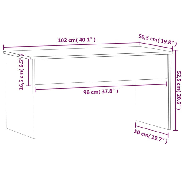 Betongrauer Couchtisch mit Stauraum
