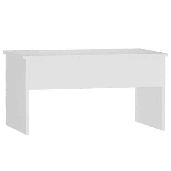 Weißer Couchtisch 80x50,5 cm