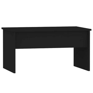 Schwarzer Couchtisch 80x50,5 cm