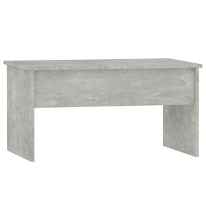 Betongrauer Couchtisch 80x50,5 cm