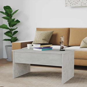 Betongrauer Couchtisch 80x50,5 cm