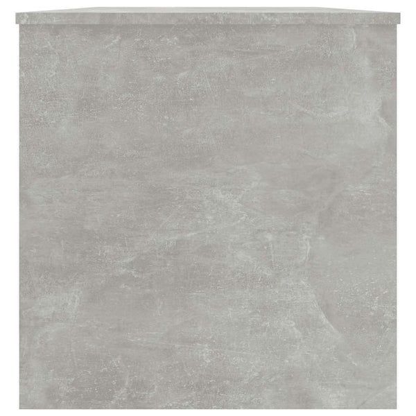 vidaXL Table basse gris béton 102x50x52,5 cm bois d'ingénierie