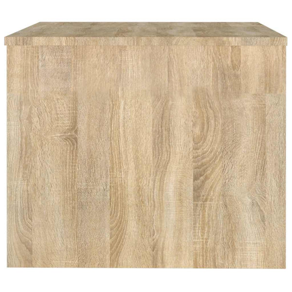 Sonoma Eiche Couchtisch mit Stauraum 80x50 cm