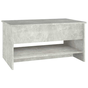 Betongrauer Couchtisch 80x50 cm