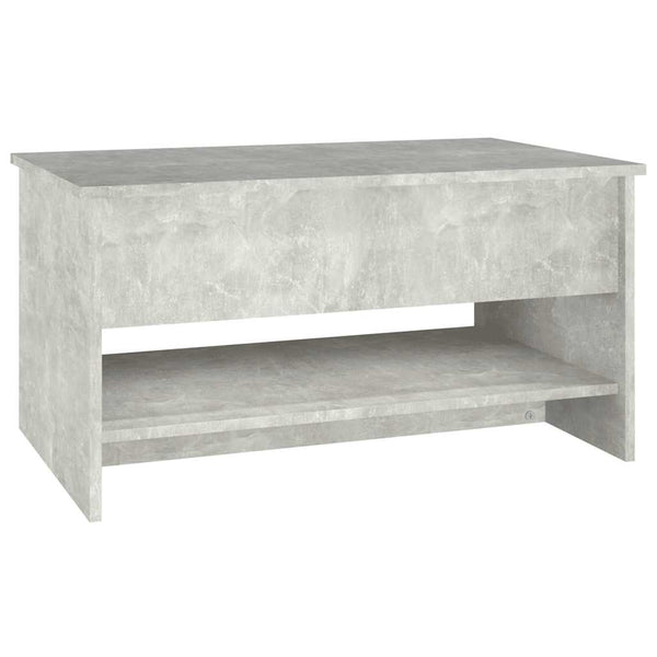 Betongrauer Couchtisch 80x50 cm