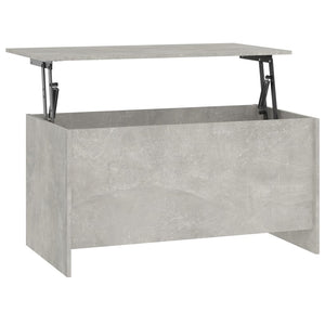 Betongrauer Couchtisch, 102 cm