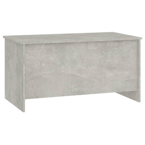 Betongrauer Couchtisch, 102 cm
