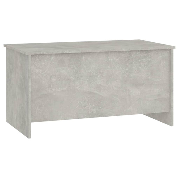 Betongrauer Couchtisch, 102 cm