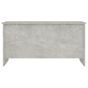 Betongrauer Couchtisch, 102 cm