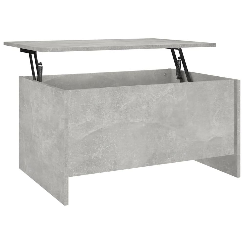 vidaXL Table basse gris béton 80x55,5x41,5 cm Aggloméré