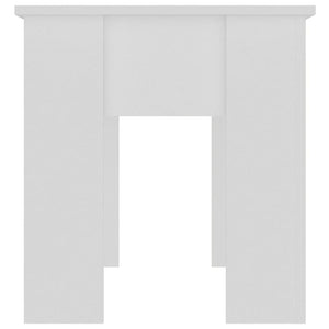 Weißer Couchtisch aus Holzwerkstoff, 101 cm