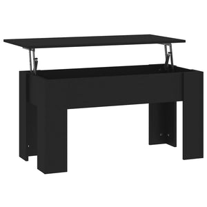 Schwarzer Couchtisch 101x49 cm